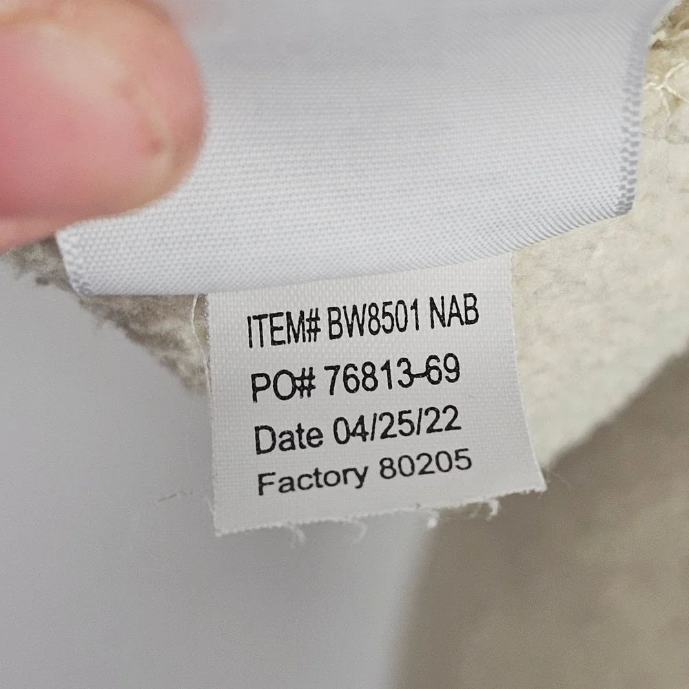 Boxercraft Womens S Sherpa Fleece‎ 1/2 Zip Sweater Cream Cozy Cottage Neutral - Picture 7 of 10